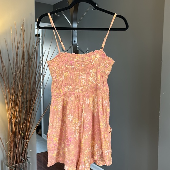 Free People FP One Sammi Floral Romper with adjustable straps. Small NWOT - Picture 9 of 17